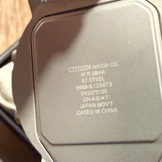 Citizen Ana-Digi Temp JG0070-11E back view