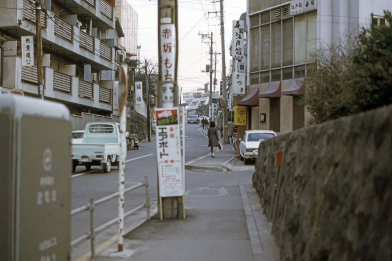 Tokyo street scene, 1973